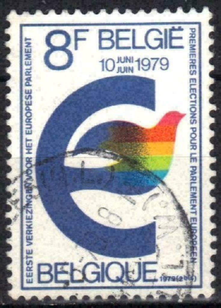 Belgie 1979 - Yvert 1919/OBP 1924 - Verkiezingen Europa (ST), Verzenden, Gestempeld, Gestempeld, Europa
