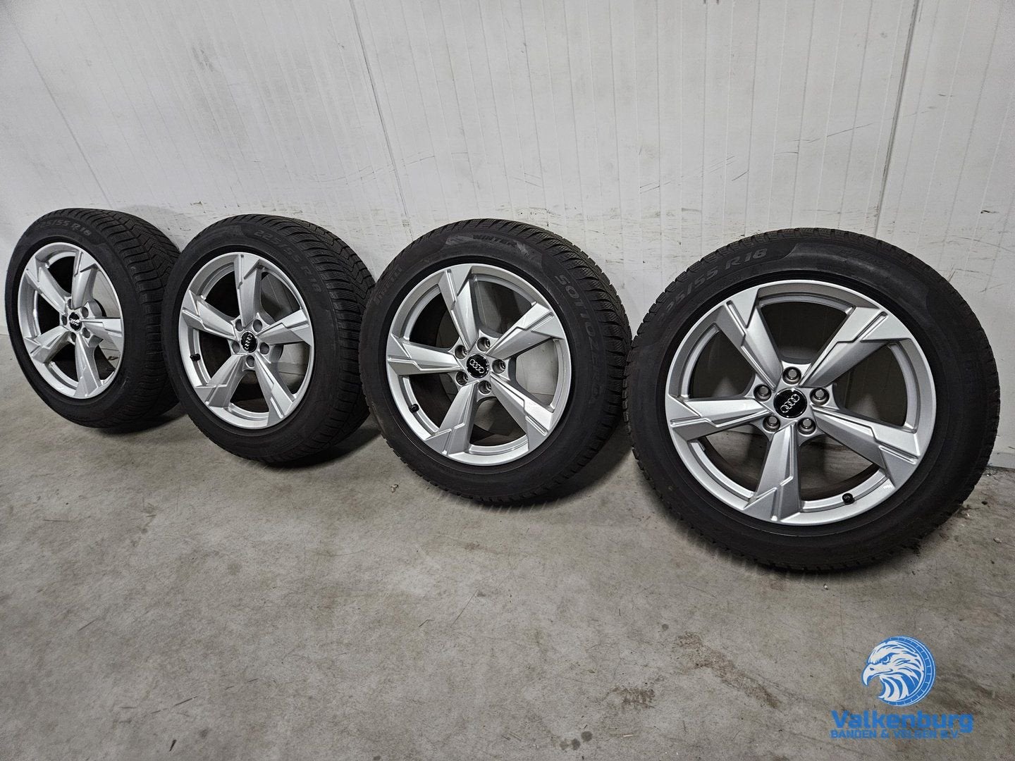 7-8mm! Originele Audi A6 C8 4K 18 inch Rotor velgen 5x112 wi, Auto-onderdelen, Banden en Velgen, 18 inch, Gebruikt, -, -