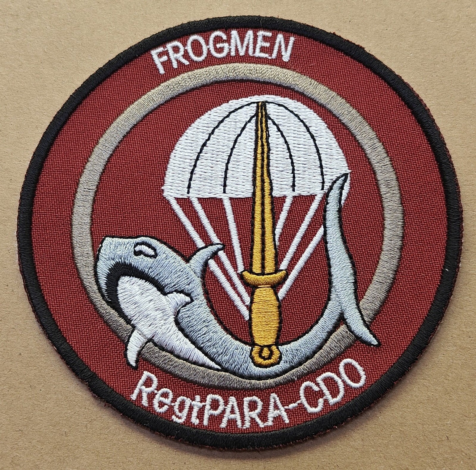 Detachement Frogmen Para-Commando duikers (België), Verzamelen, Ophalen of Verzenden, Landmacht, Embleem of Badge