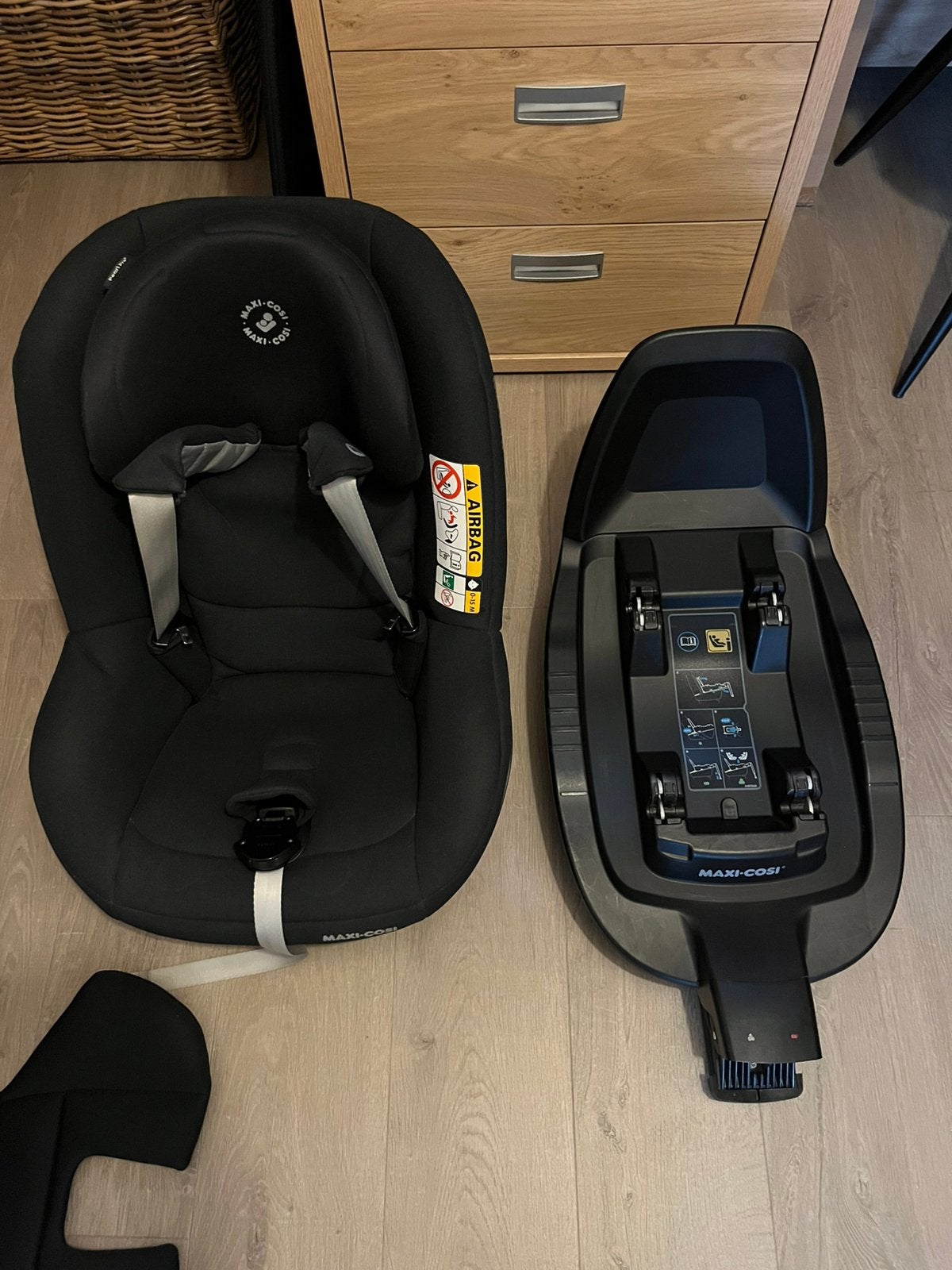 Autostoel Maxi-Cosi + isofix, Kinderen en Baby's, Ophalen, Gebruikt, 0 t/m 18 kg, Isofix