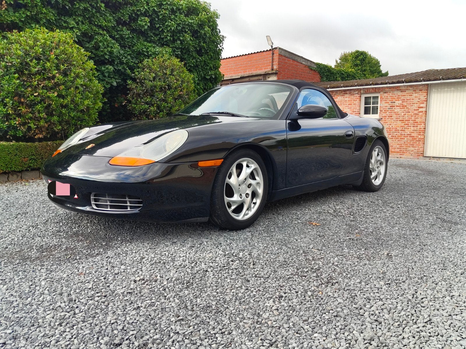 Porsche Boxster 2.5i - 115.000km, Auto's, Porsche, 2500 cc, Achterwielaandrijving, Zwart, Cabriolet
