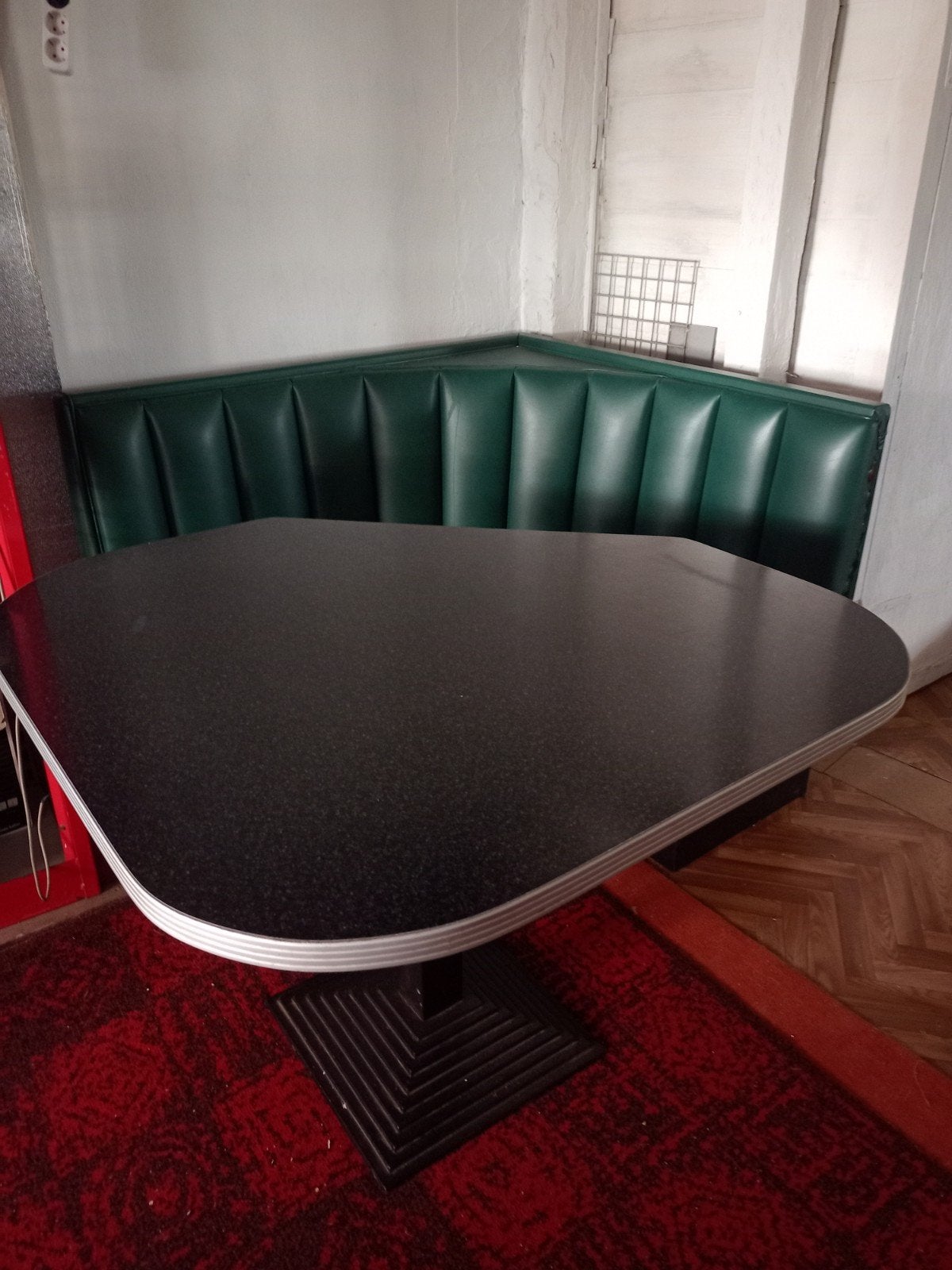 Banquette angle vintage diner USA, Enlèvement