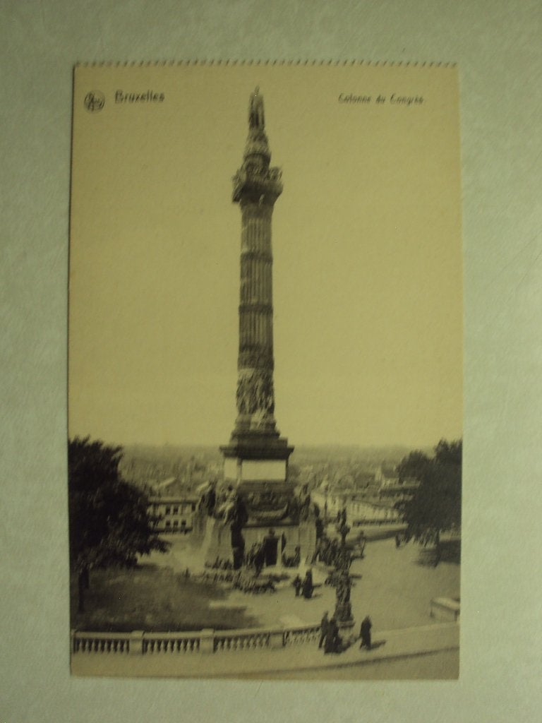 52880 - BRUXELLES - COLONNE DU CONGRES - ZIE 2 FOTO'S, Enlèvement ou Envoi