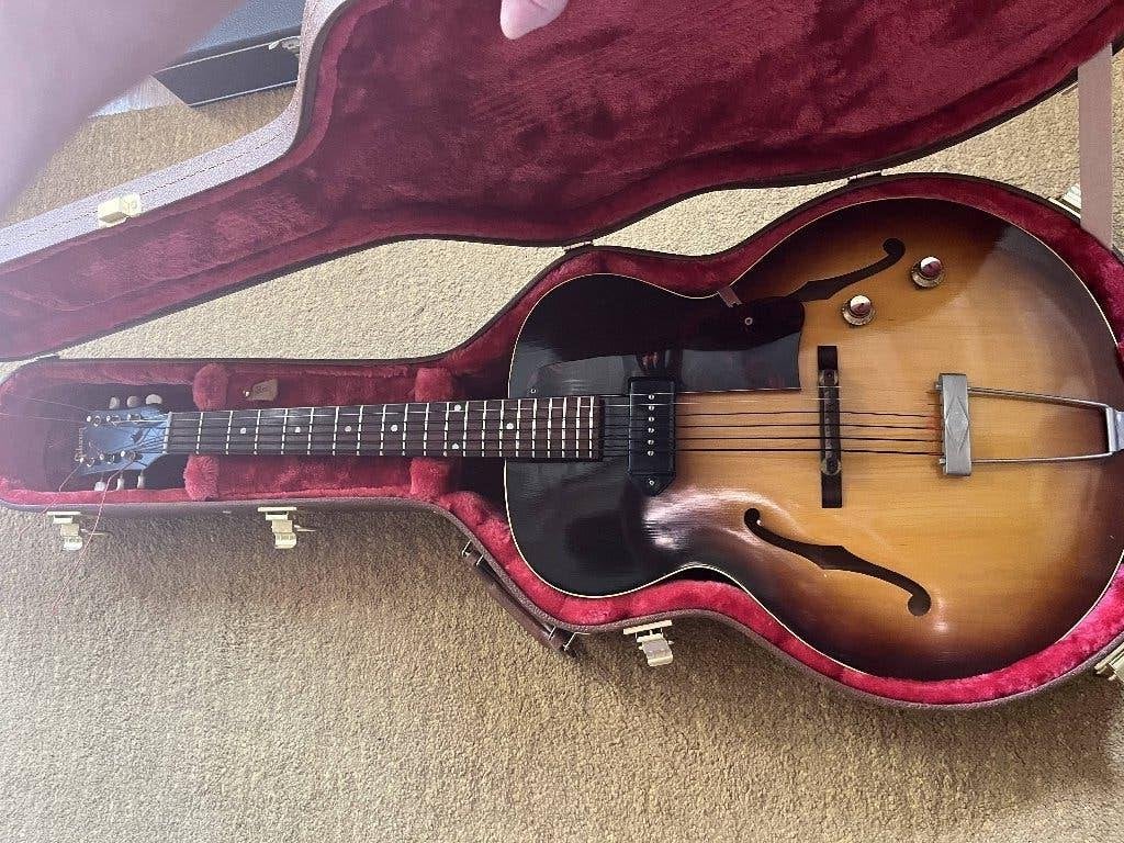 Gibson Es 125T, Muziek en Instrumenten, Snaarinstrumenten | Gitaren | Elektrisch, Ophalen of Verzenden, Gebruikt, Hollow body