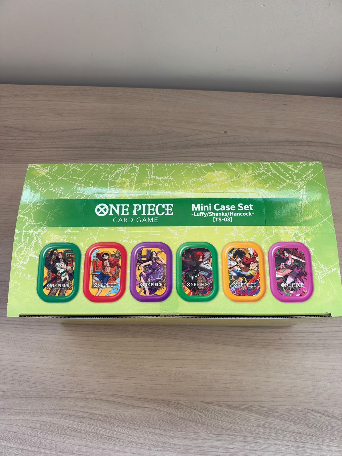 ONE Piece TS-03 Mini tin Display Tins Luffy Shanks Hancock, Ophalen of Verzenden, Booster
