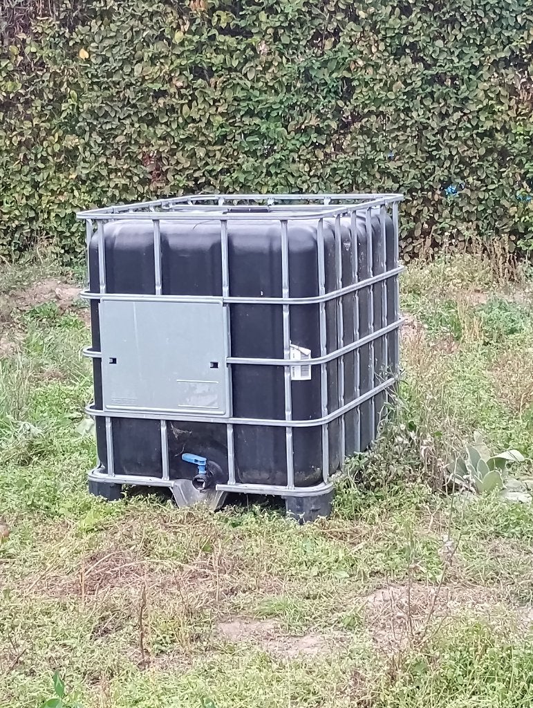 Cuve citerne de récupération d'eau de pluie 1000 L, 150 litres ou plus, Enlèvement, Comme neuf, Synthétique