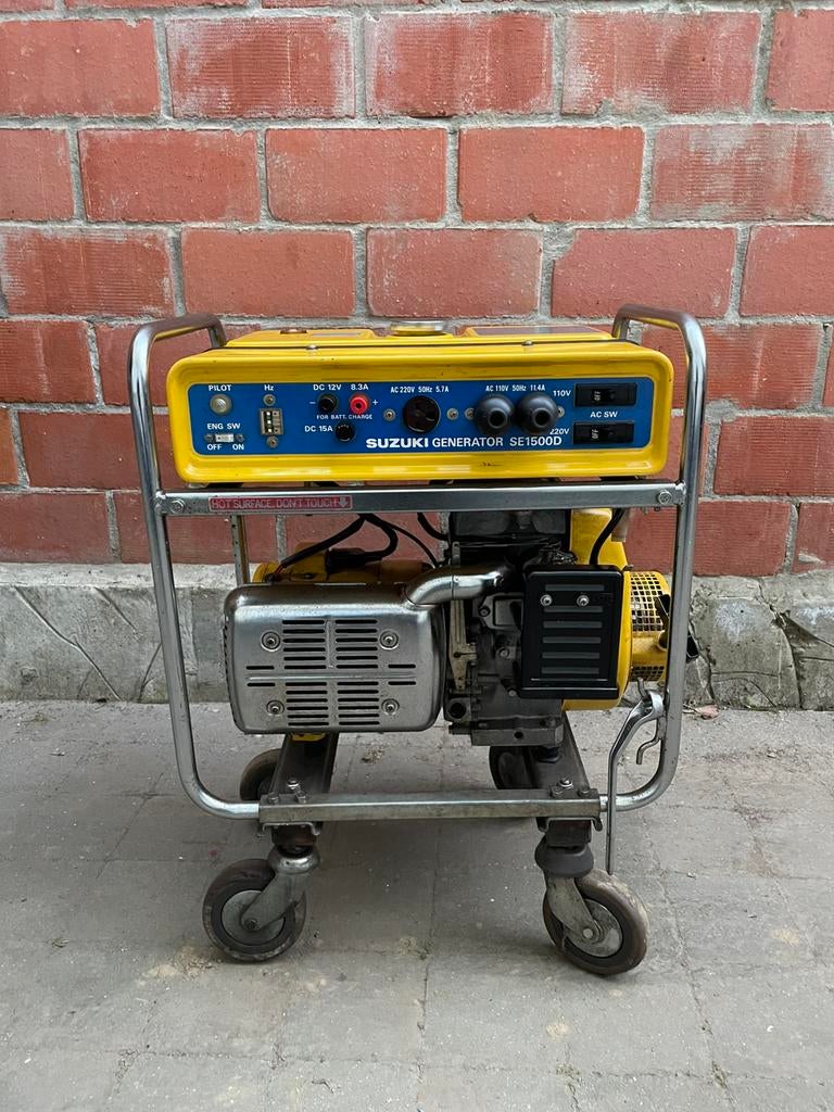Suzuki Generator SE1500D, Ophalen