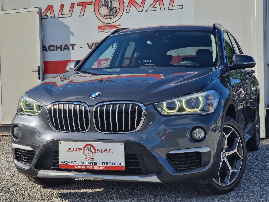 BMW X1 1.5iA sDrive18*1PROPRIO*CARNET*XENON*GPS*CUIR*PDC, Autos, Argent ou Gris, Achat, Euro 6, Entreprise
