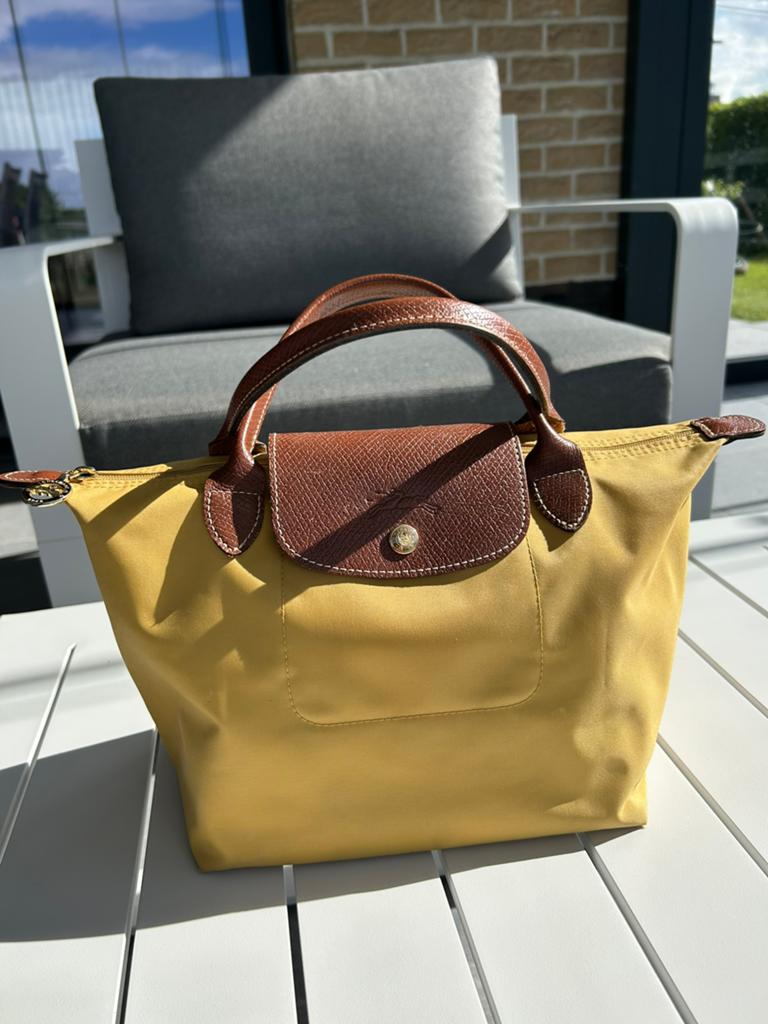 LONGCHAMP handtas, Ophalen, Zo goed als nieuw, Geel, Handtas