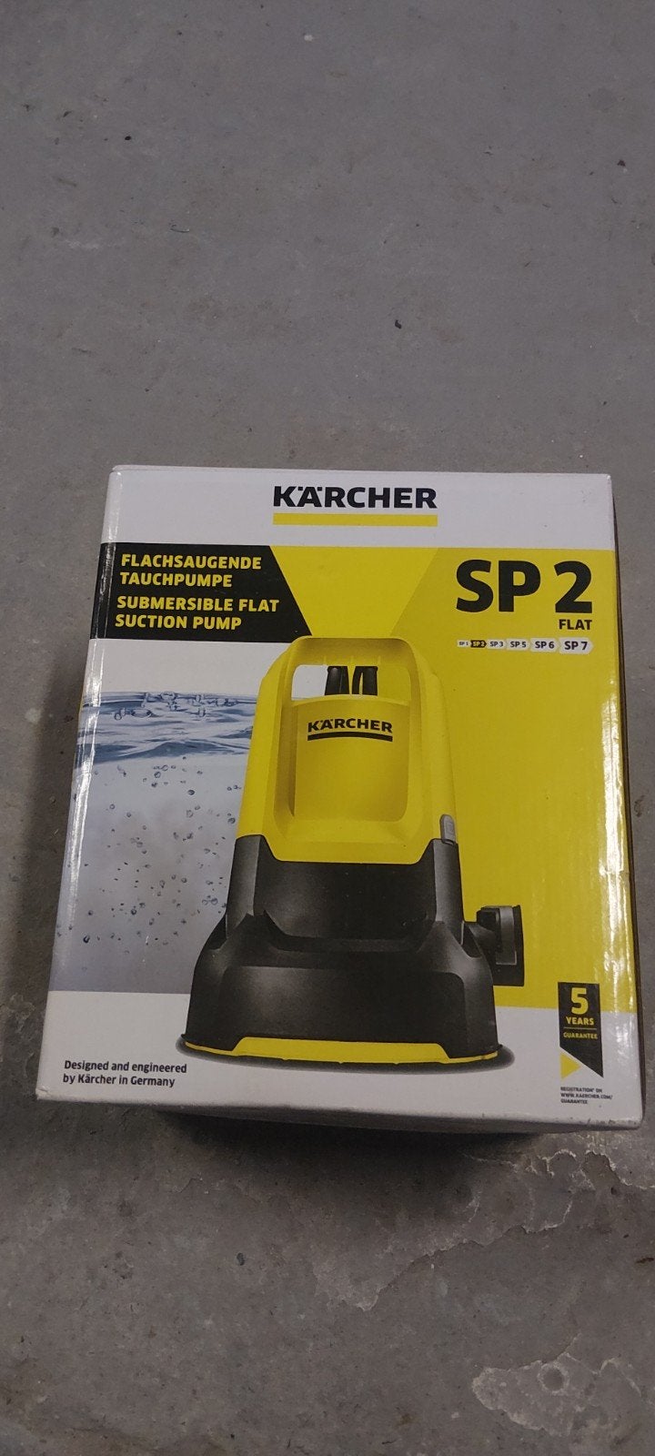 Kärcher SP2 flat dompelpomp, Ophalen, Nieuw, Elektrisch, Dompelpomp