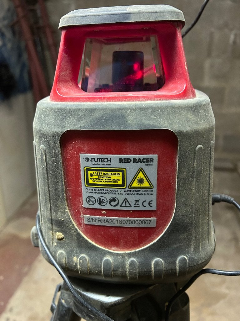 Futech Red Racer laser, Ophalen, Gebruikt
