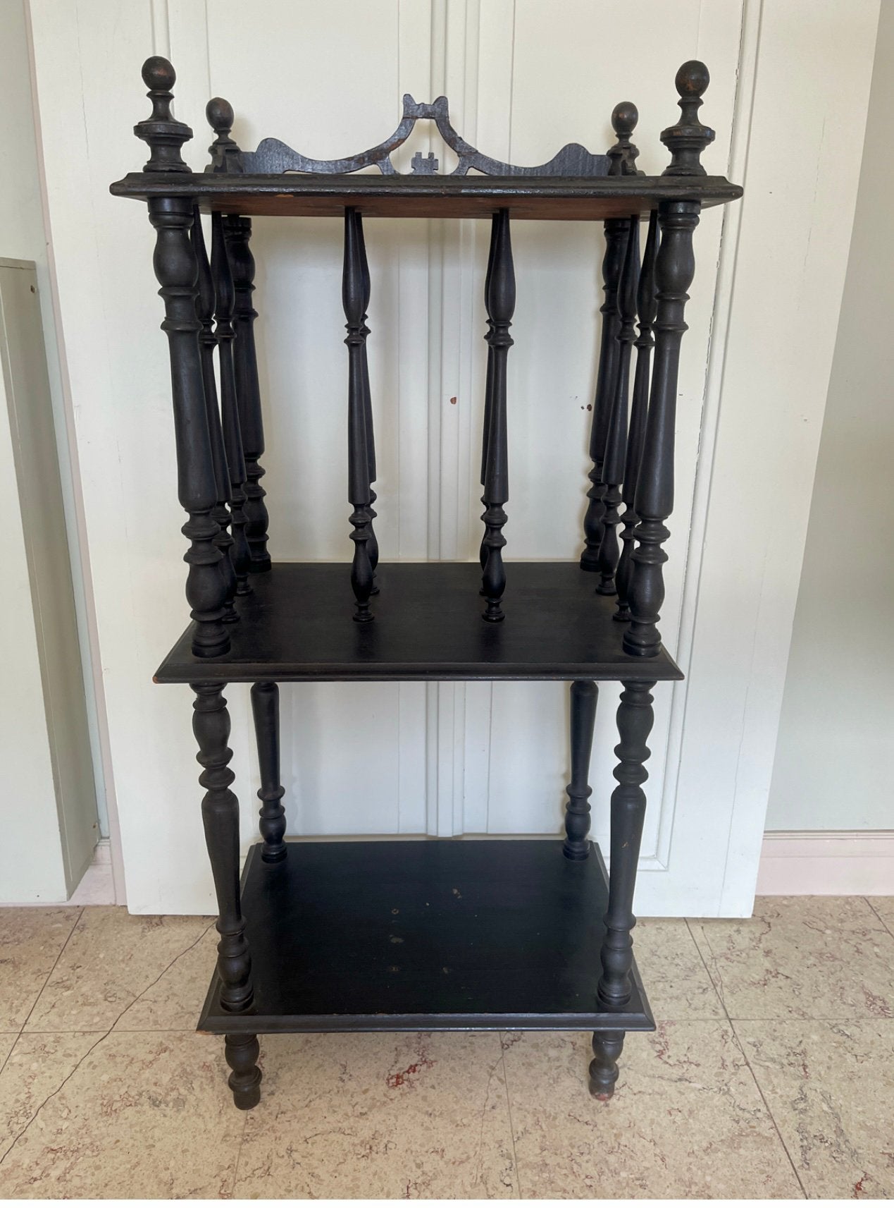 Étagère noire antique/ Whatnot (Napoleon III/ Victorian), Antiquités & Art, Enlèvement