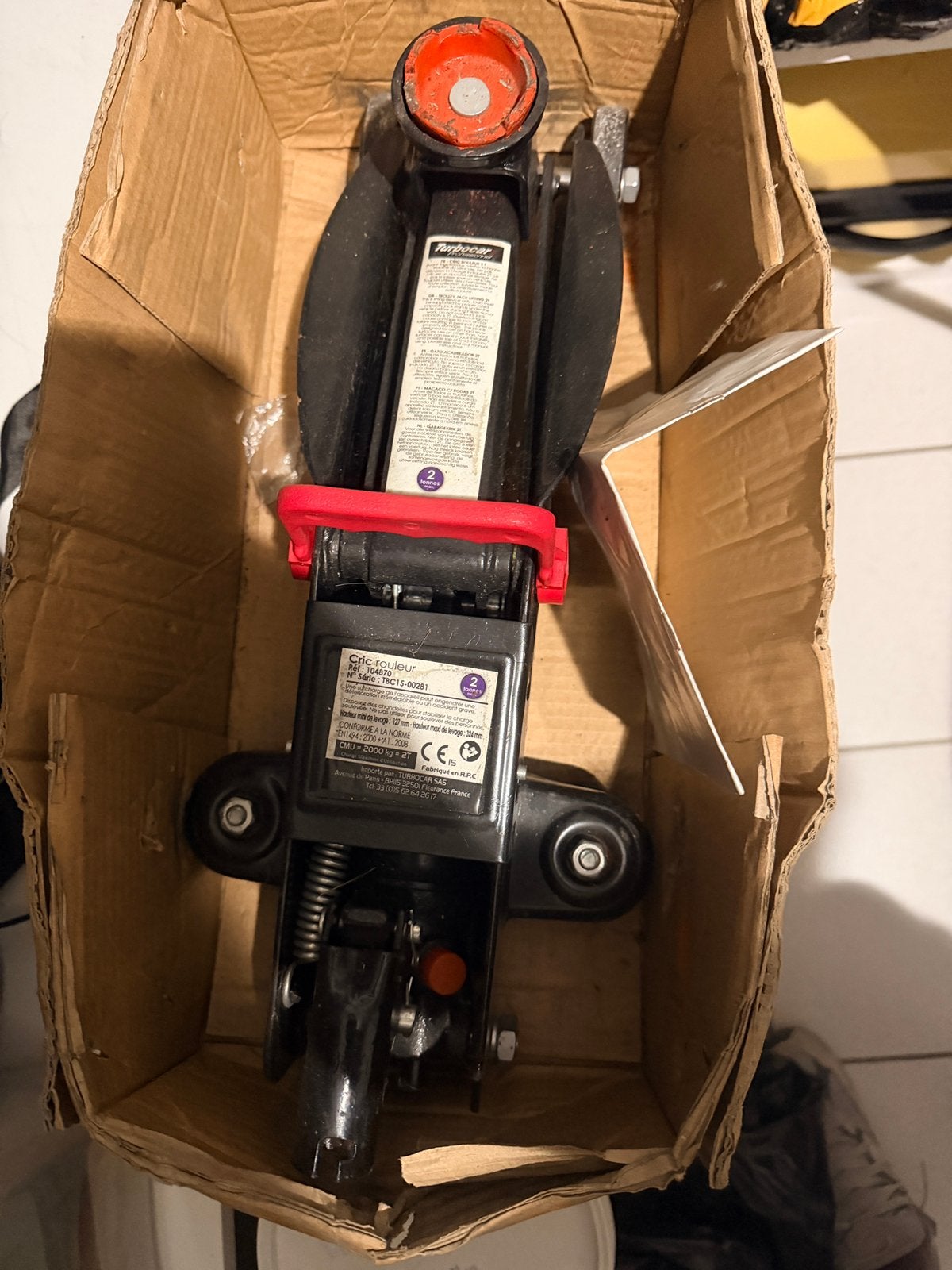 Hydraulische autokrik, Auto diversen, Krikken, Ophalen, Zo goed als nieuw, Hydraulisch