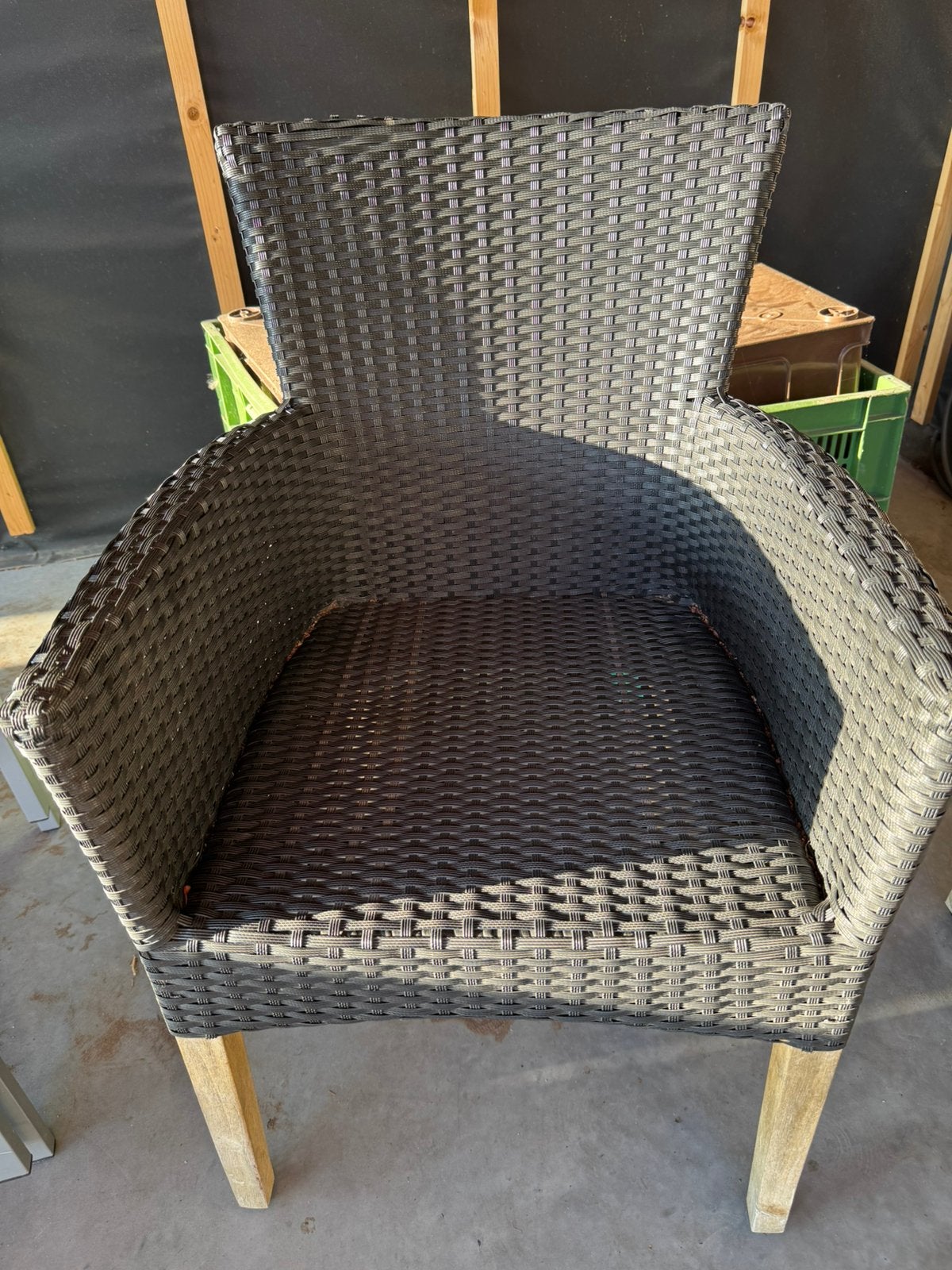 4 chaises de jardin, Enlèvement, Utilisé, Synthétique