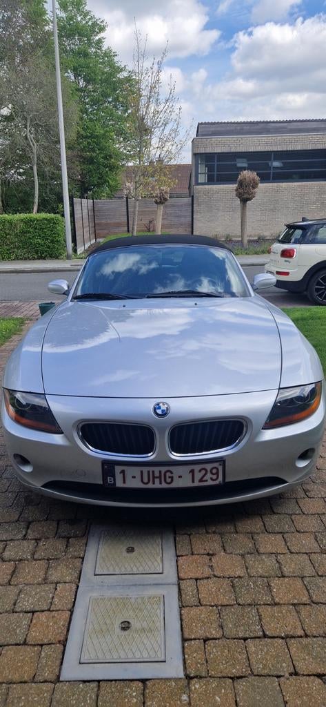 Mooie onderhouden cabrio BMW Z4, Auto's, Zwart, Cabriolet, Leder, Handgeschakeld