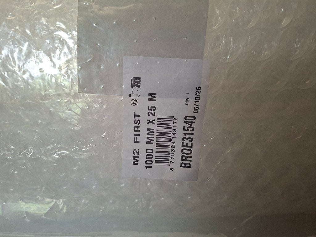 Grote noppen inpak plastiek: 2x 25m, Ophalen, Nieuw