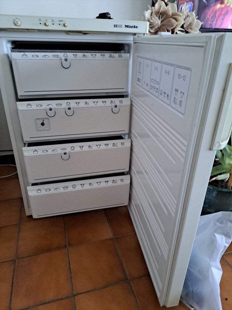Kleine diepvries, Huis en Inrichting, Keuken | Keukenelementen, Ophalen, Gebruikt, Wit, 50 tot 100 cm