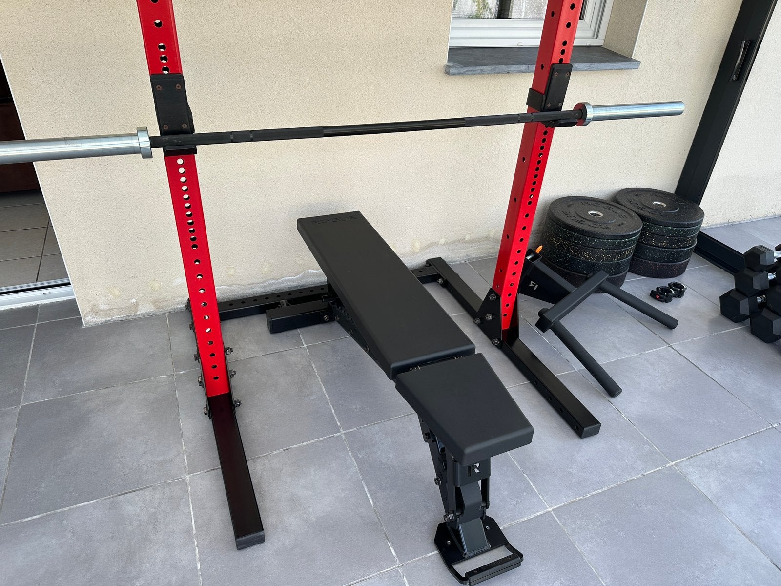 Home Gym Rogue, Sport en Fitness, Ophalen, Zo goed als nieuw, Oprekstang