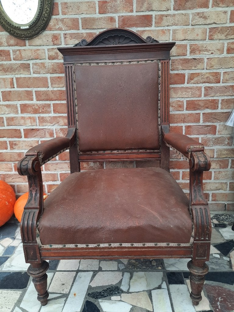 Antieke oude zetel, Antiek en Kunst, Ophalen