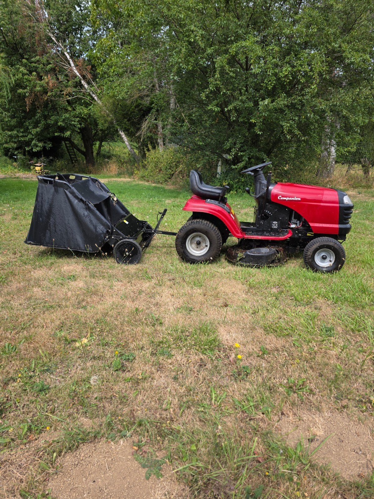 tracteur tondeuse brosse ramasse, Enlèvement ou Envoi