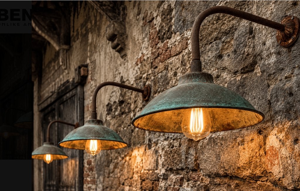 rustieke stallamp wandlamp sfeerverlichting lamp, Jardin & Terrasse, Enlèvement ou Envoi, Appliques murales