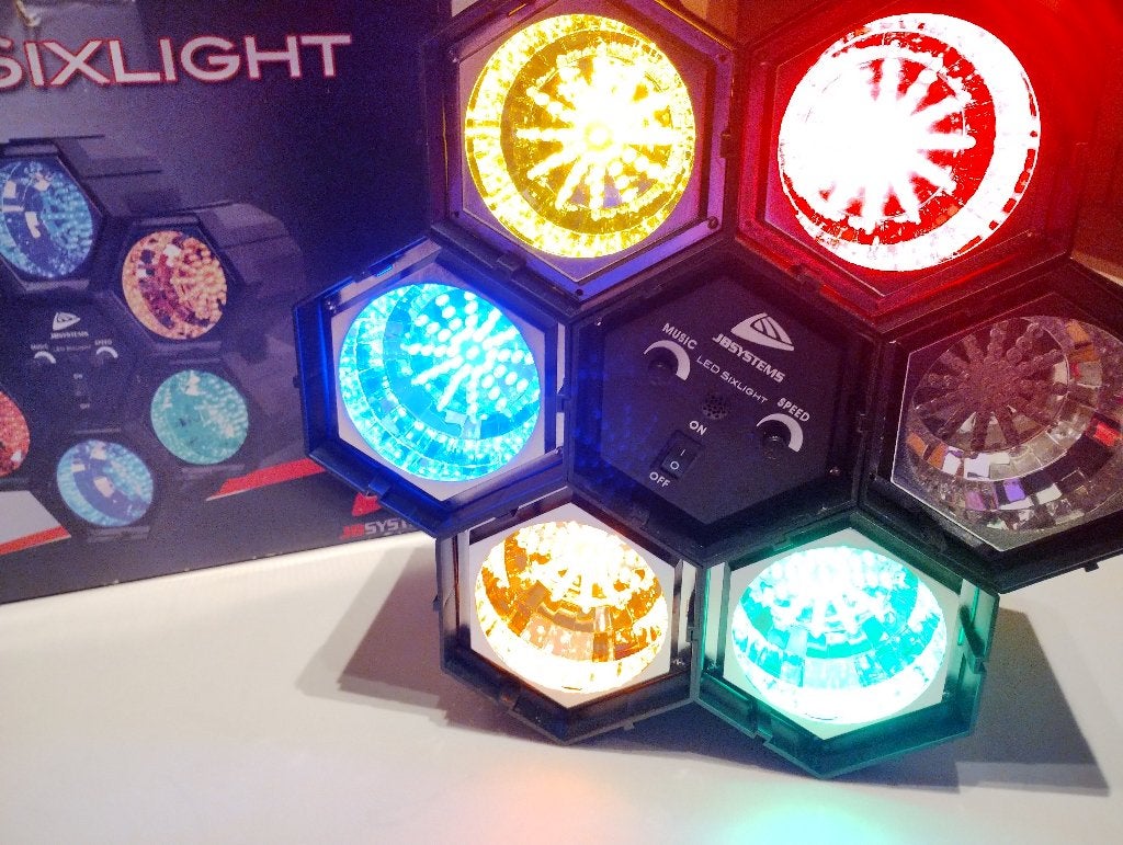 LED SIXLIGHT, Ophalen, Nieuw, Licht, Geluidgestuurd