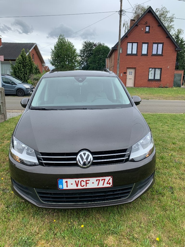 Volkswagen Sharan bouwjaar 2020, Auto's, Volkswagen, Automaat, Euro 6, Bruin, Diesel