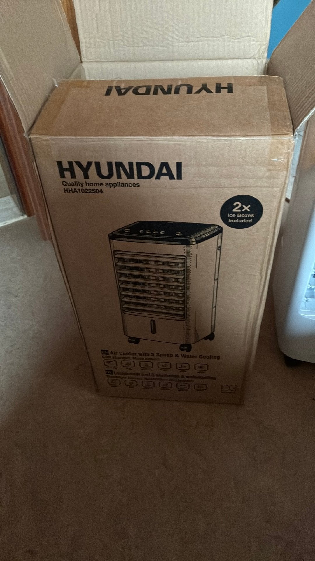 Aircooler hyundai, Enlèvement, Comme neuf, Ventilateur de sol