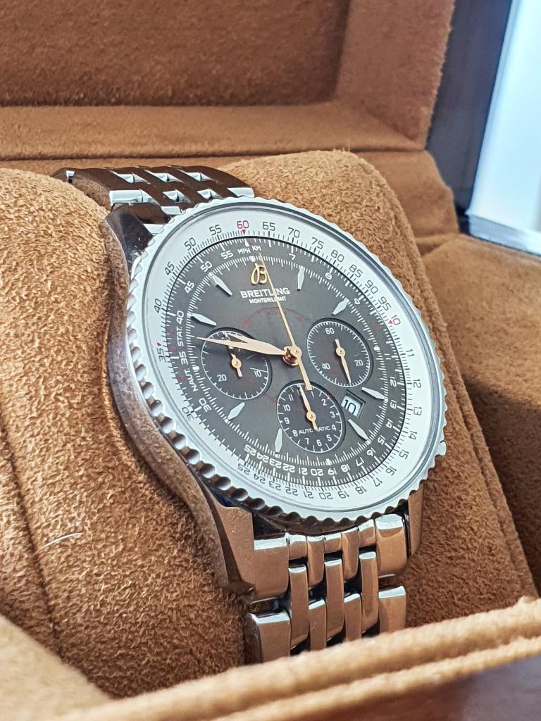 Breitling navitimer monbrillant 38mm, Bijoux, Sacs & Beauté, Montres | Hommes, Montre-bracelet, Breitling, Enlèvement, Acier