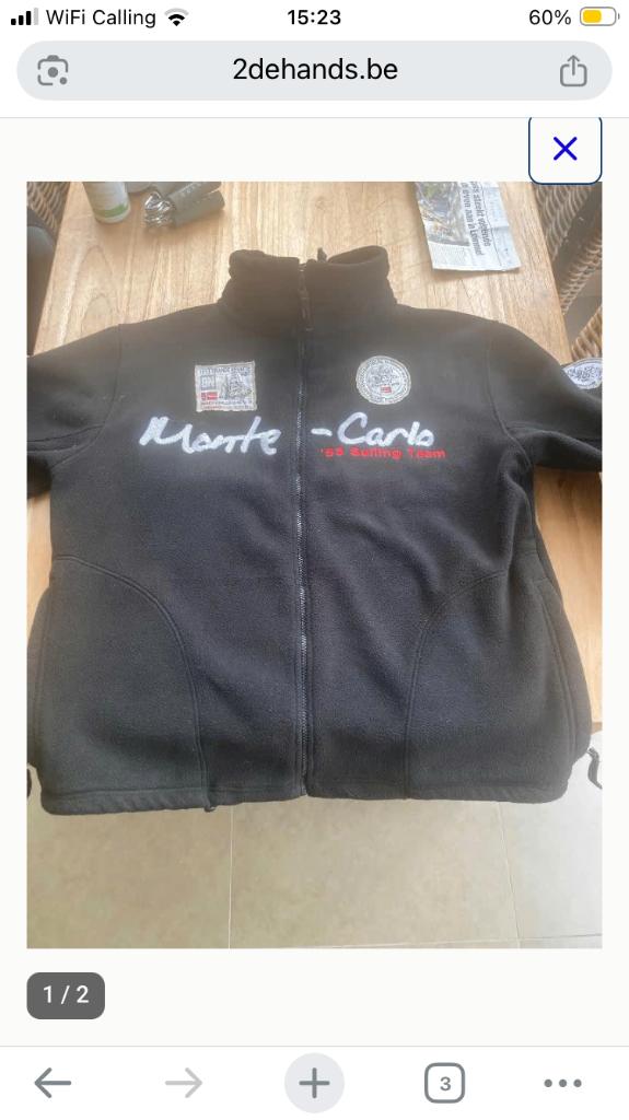 Norway Fleece jacket XL zwart, Ophalen, Zo goed als nieuw, Zwart