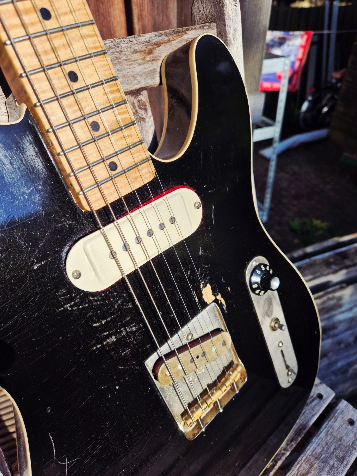 GUN Telecaster (Fender model), Muziek en Instrumenten, Ophalen of Verzenden, Gebruikt, Solid body, Fender
