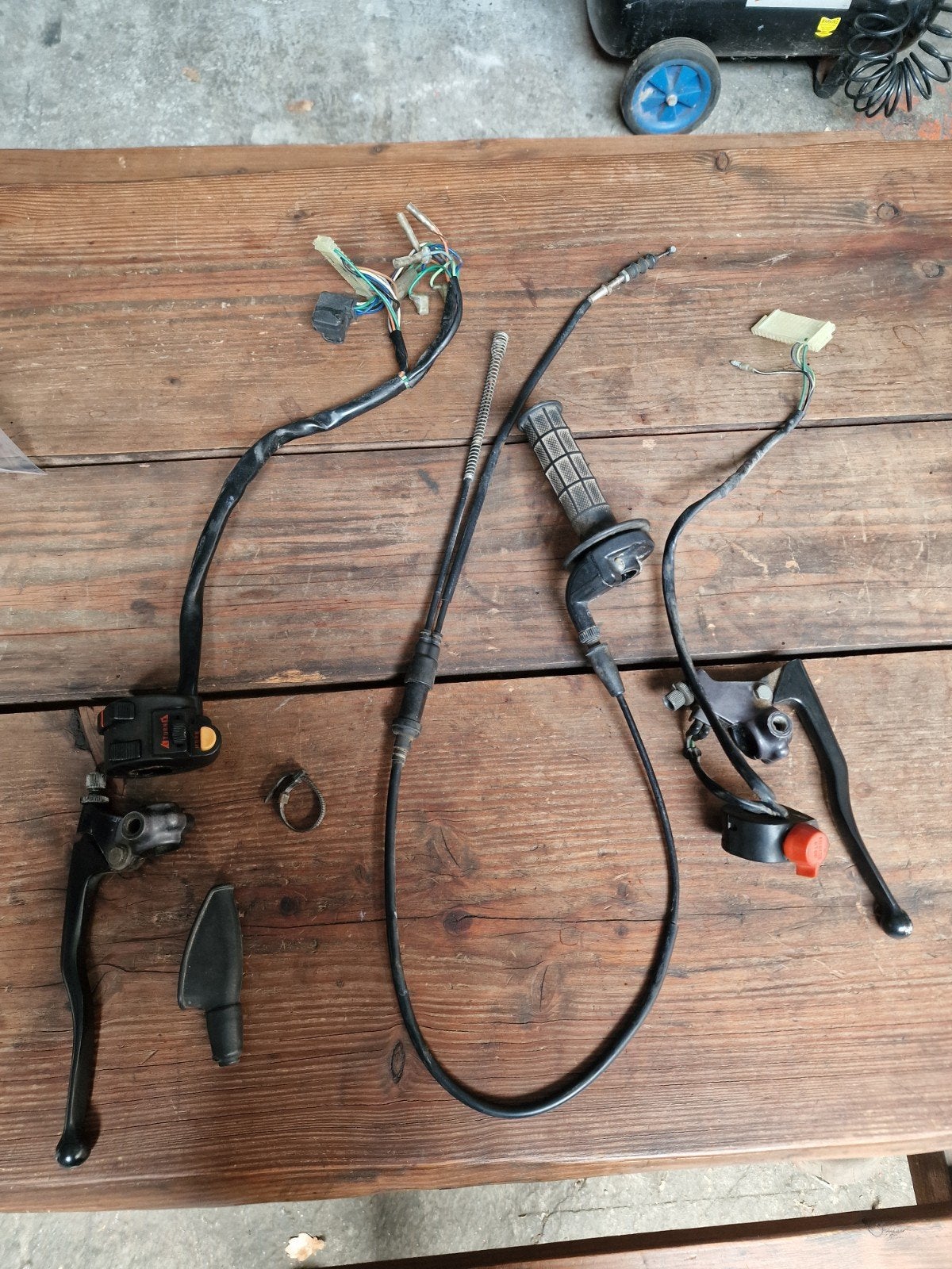 Honda MTX125 Hendelset + Schakelaars. Mooie staat., Motoren, Ophalen of Verzenden