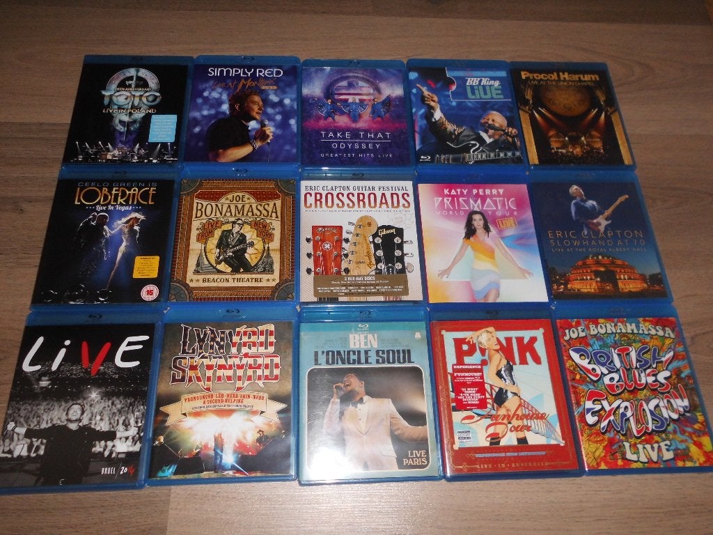 blu ray disc musical spectacle concert ... au choix, Enlèvement ou Envoi, Concert