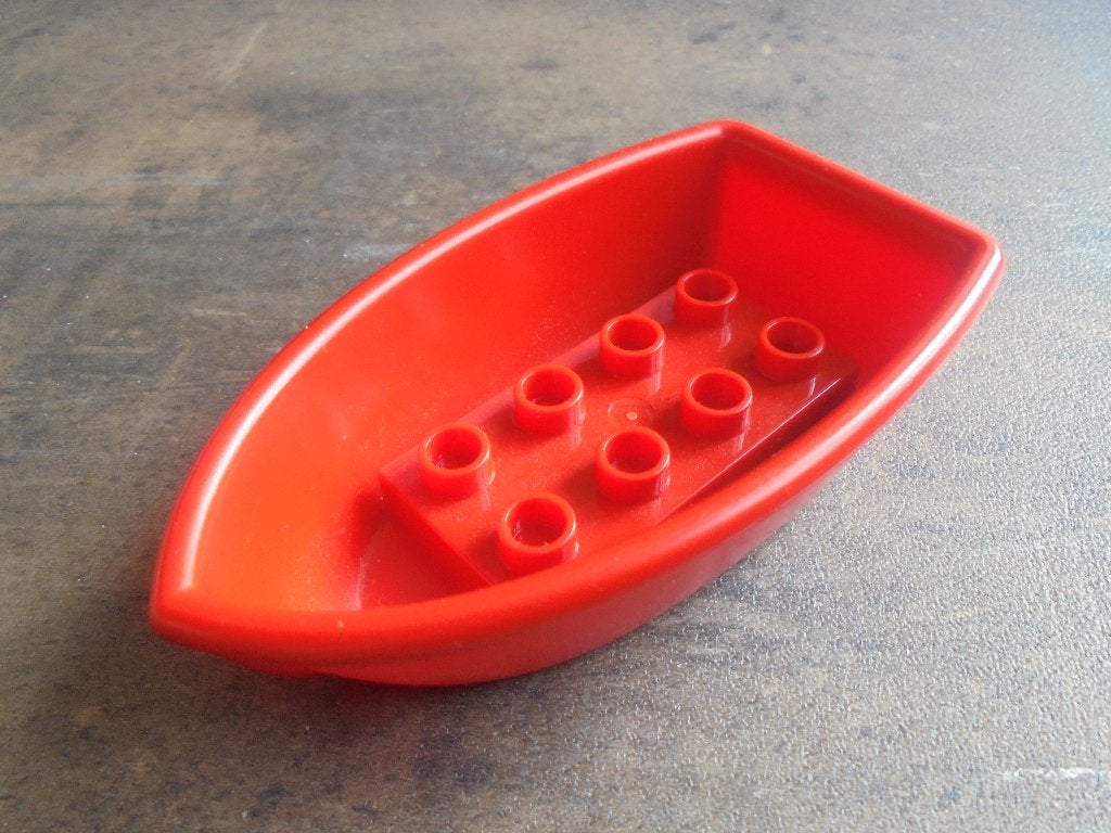 Lego Duplo Boat with 8 Studs (zie foto's) 4, Enlèvement ou Envoi, Utilisé, Briques en vrac, Duplo