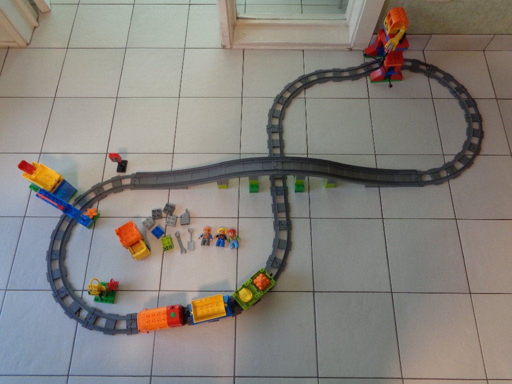 Lego Duplo: Luxe Treinset (10508), Gebruikt, Ophalen of Verzenden, Duplo, Complete set