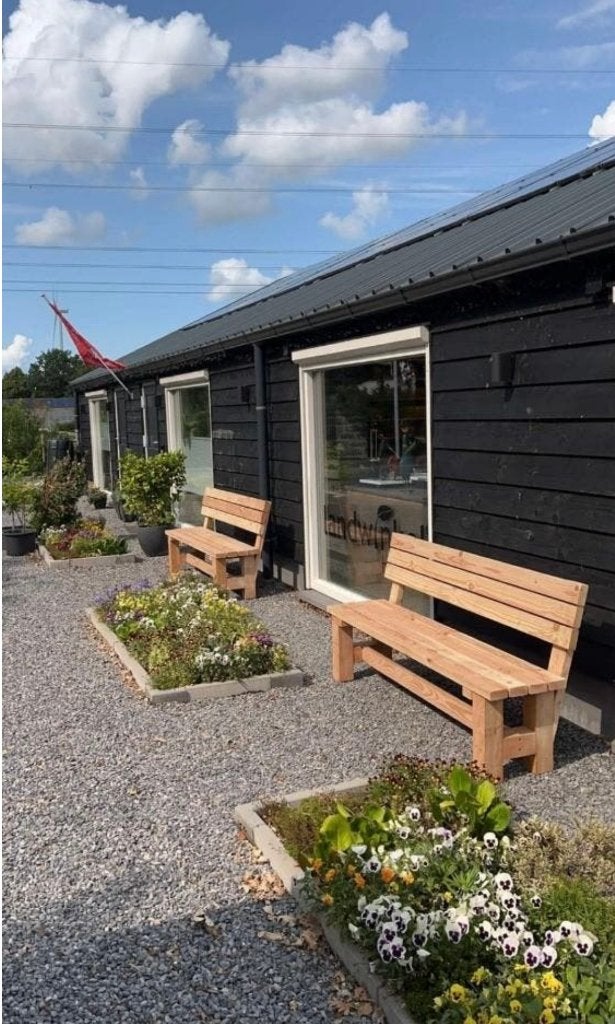 houten tuinbanken - nieuw en stevig, Jardin & Terrasse, Enlèvement ou Envoi, Neuf, Bois