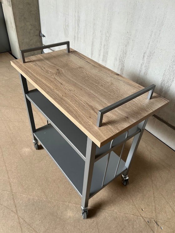 Dossierkar 84x70x40 cm Nieuw Blad Eiken Halifax, Huis en Inrichting, Woonaccessoires | Wandplanken en Boekenplanken, Ophalen, Gebruikt
