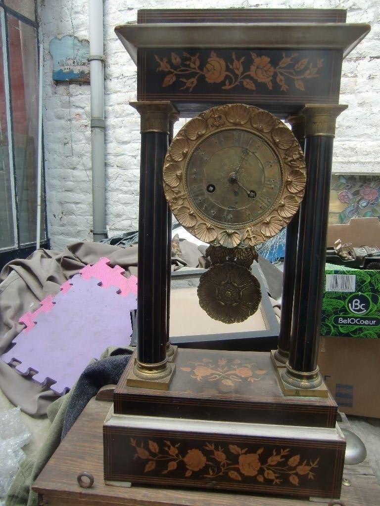 pendule à colonnes, Antiquités & Art, Antiquités | Horloges, Enlèvement