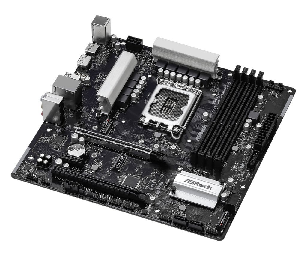 ASRock B660M Phantom Gaming 4 Socket 1700, Computers en Software, Moederborden, DDR4, Ophalen of Verzenden, Bijsterhuizen 1111 , Nijmegen Gelderland, NL