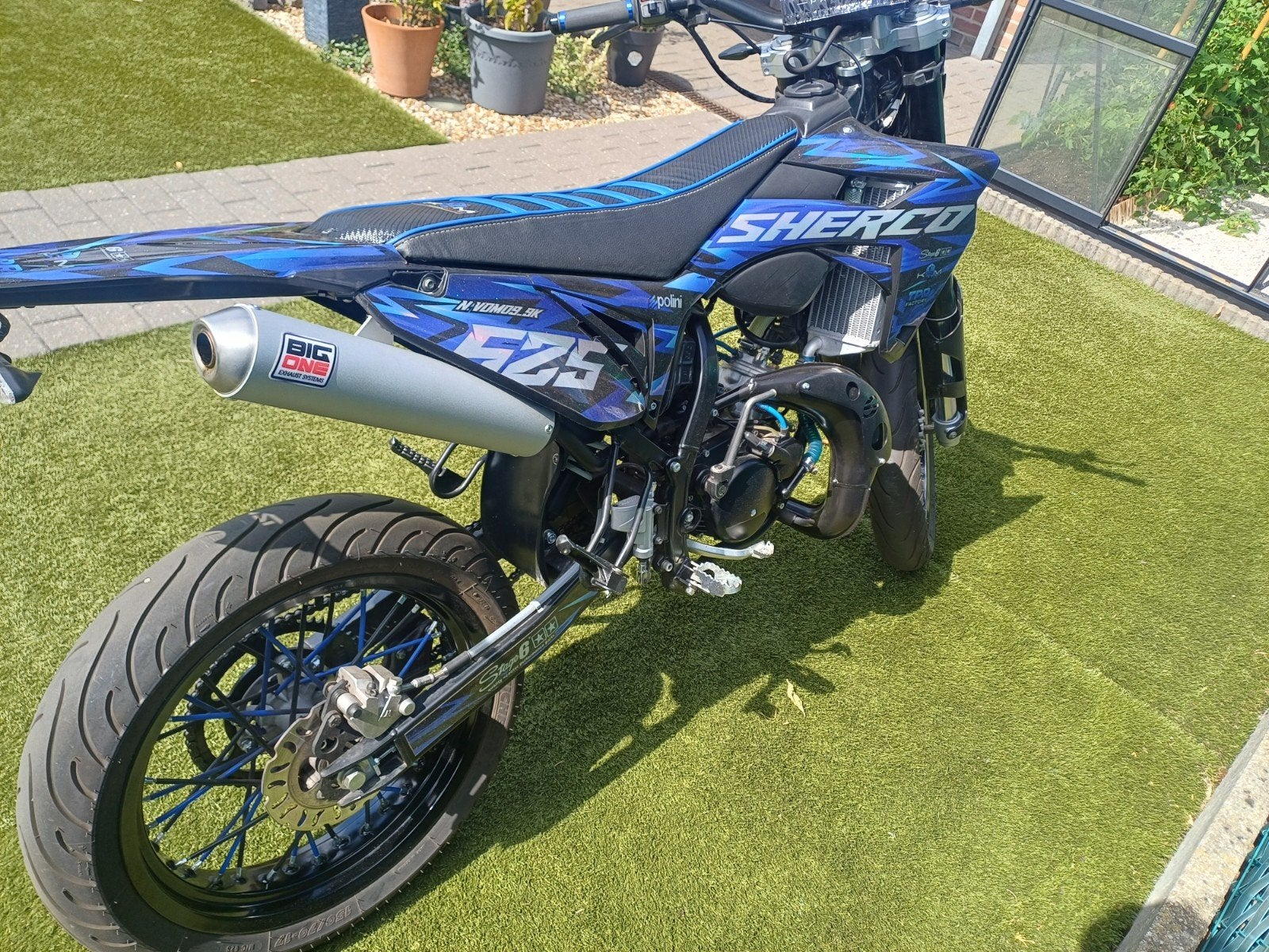 Sherco sm-rs 2025   50cc crossbrommer, 6 versnellingen, 49 cc, Zo goed als nieuw, Ophalen