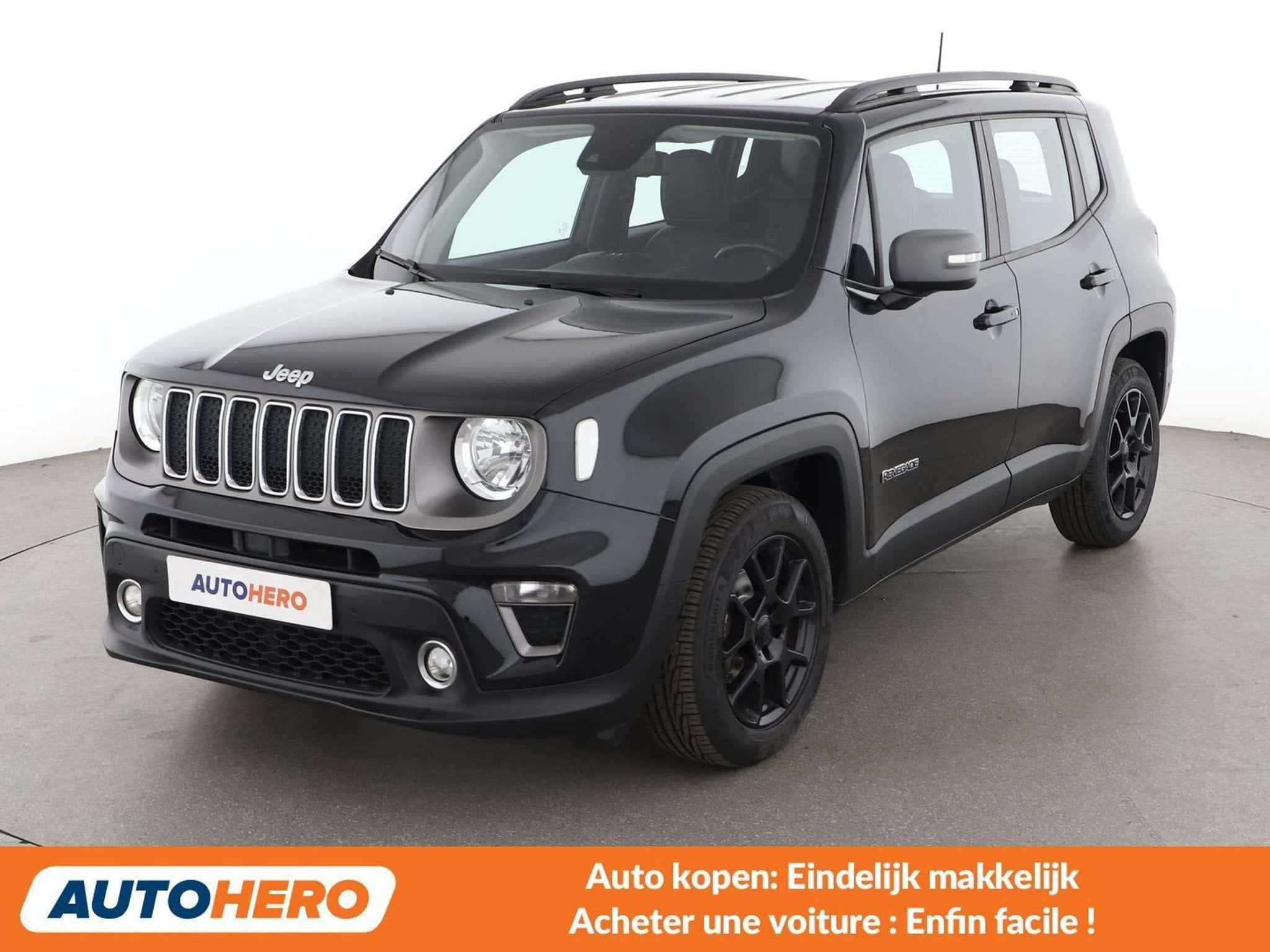 Jeep Renegade 1.0 TGDi Limited 4x2, Autos, Cuir, Achat, Euro 6, Noir