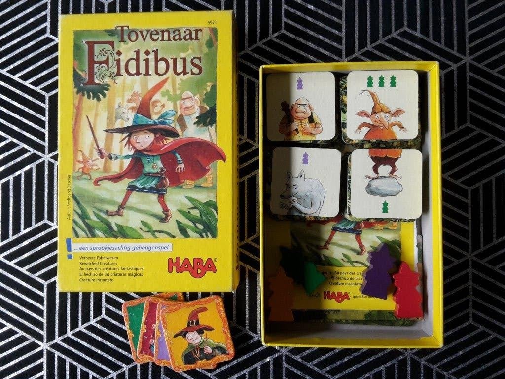 Nieuw Haba kinderspel Tovenaar Fidibus, 2-4 spelers, 5+, Ophalen of Verzenden, Zo goed als nieuw, Haba
