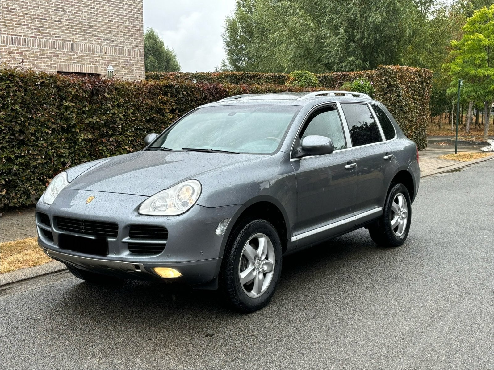 PORSCHE CAYENNE 3.2 LICHTE VRACHT TIK IN MOTOR, Auto's, Porsche, Automaat, Cayenne, Zwart, Leder