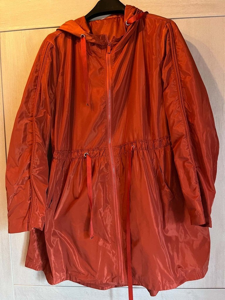 regenjas paprika t5 = 50-52, Vêtements | Femmes, Grandes tailles, Paprika, Enlèvement ou Envoi, Comme neuf, Veste ou Manteau
