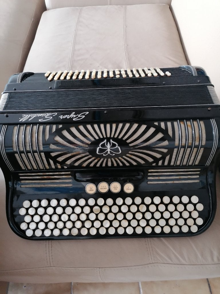 Accordéon, Musique & Instruments, Enlèvement, Utilisé, Accordéon à boutons, Scandalli