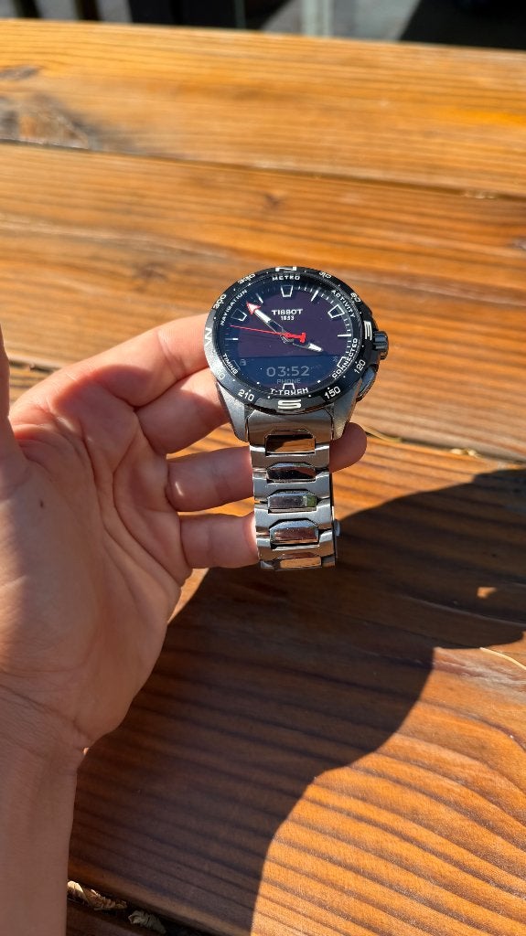 T-Touch connect solar Tissot, Montre-bracelet, Autres marques, Comme neuf, Enlèvement