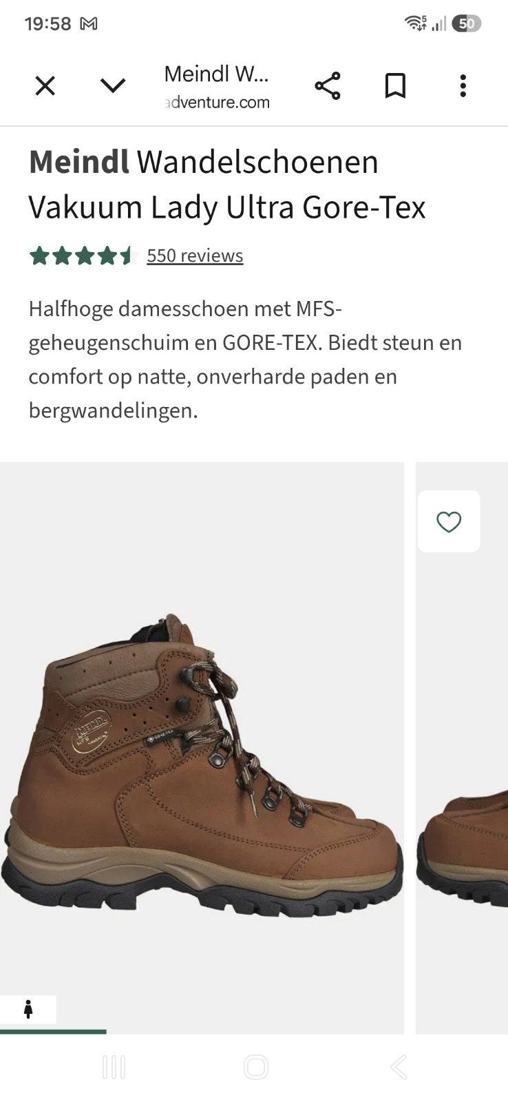 Meindl dames wandelschoenen in zeer goede staat, Ophalen