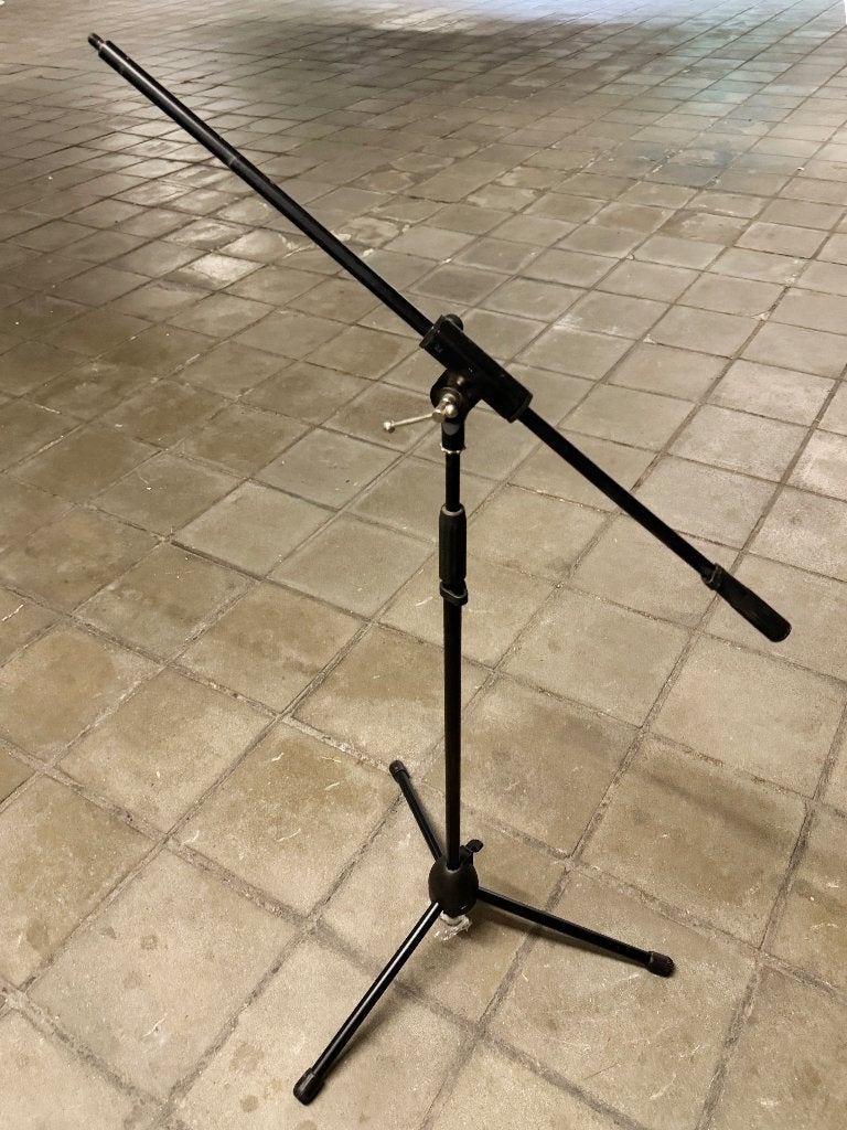 Microfoonstatief met lange boomarm, Muziek en Instrumenten, Standaarden, Ophalen, Gebruikt, Muziekstandaard, Microfoon