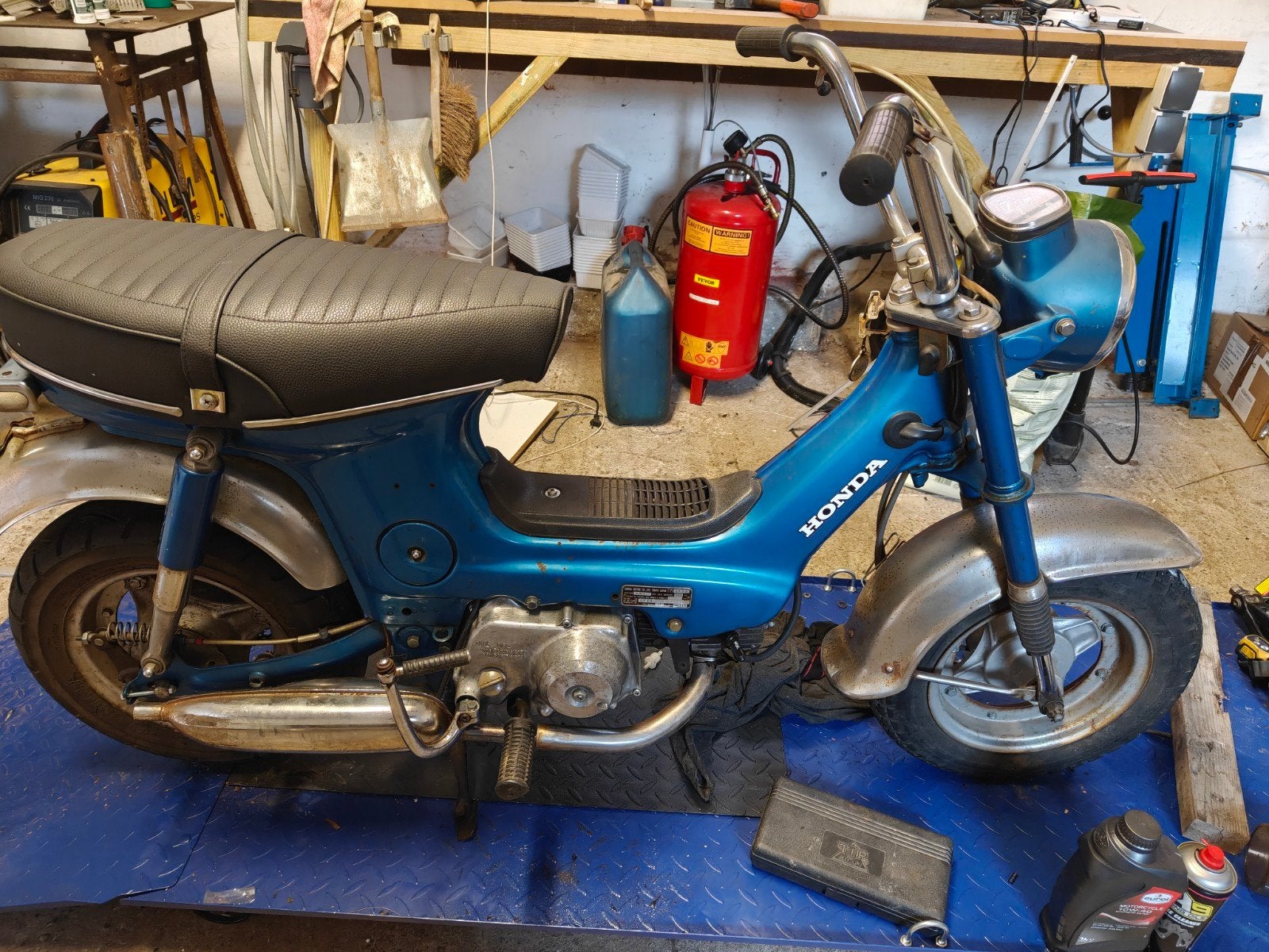 Honda Chaly, Klasse B (45 km/u), 2 versnellingen, 50 cc, Ophalen