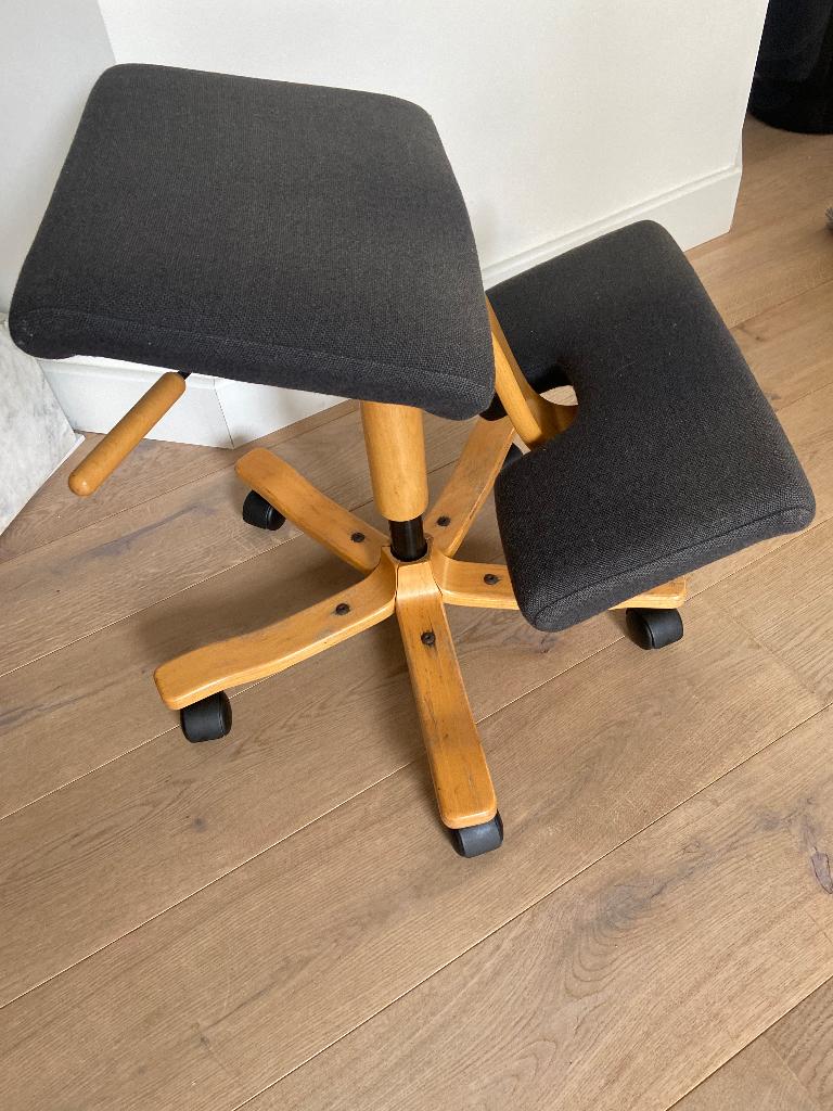 Varier Variable stokke stoel, Huis en Inrichting, Ophalen, Grijs